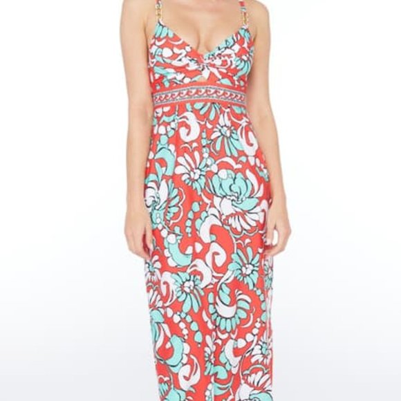 Trina Turk | Dresses | Trina Turk Collection Garden Bloom Maxi | Poshmark